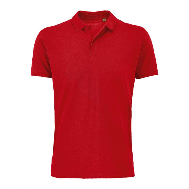 POLO PUBLICITAIRE HOMME 'PLANET' COULEUR 170 GR/M² - rouge