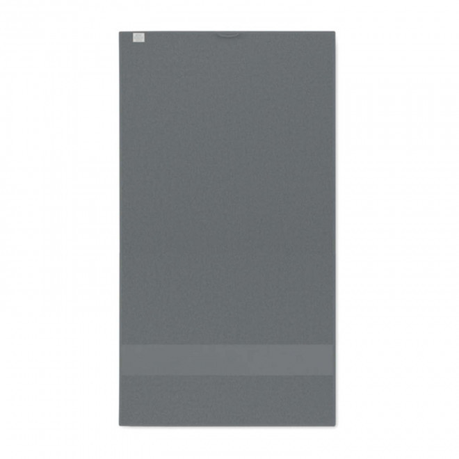 SERVIETTE EPONGE PERSONNALISABLE 'ISLAND BIO 30x50' - gris