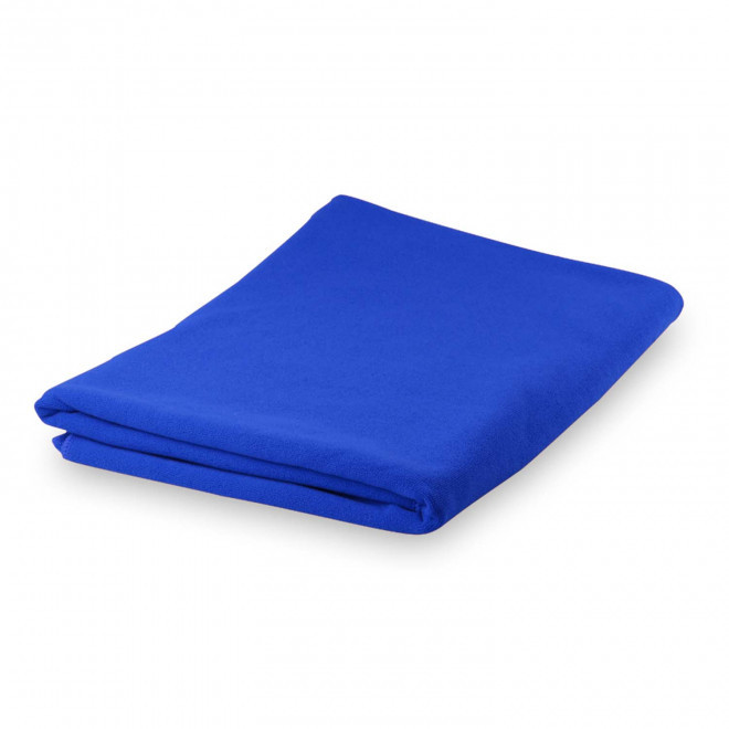 SERVIETTE PUBLICITAIRE 'DULLA COULEUR 75x150' - bleu