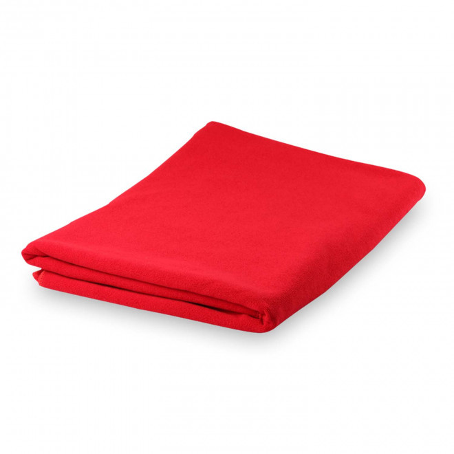 SERVIETTE PUBLICITAIRE 'DULLA COULEUR 75x150' - rouge