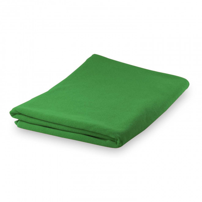 SERVIETTE PUBLICITAIRE 'DULLA COULEUR 75x150' - vert