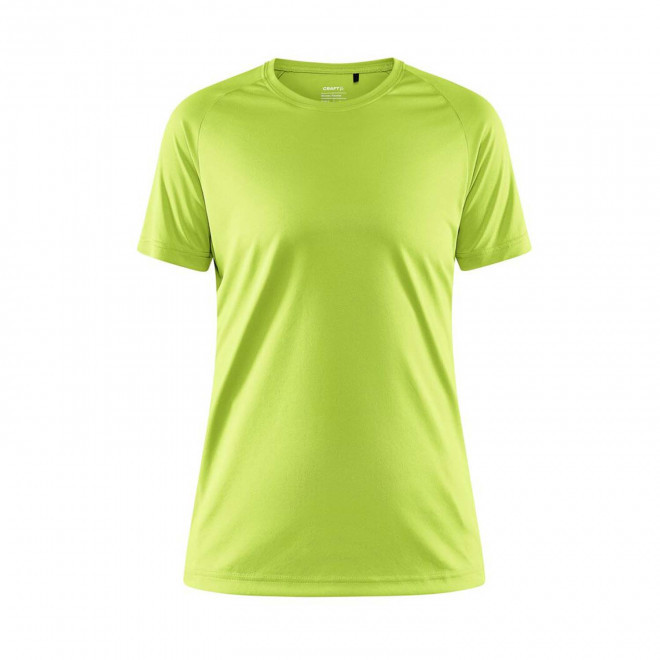 TEE SHIRT SPORT FEMME PERSONNALISE 'CORE UNIFY' - jaune fluo