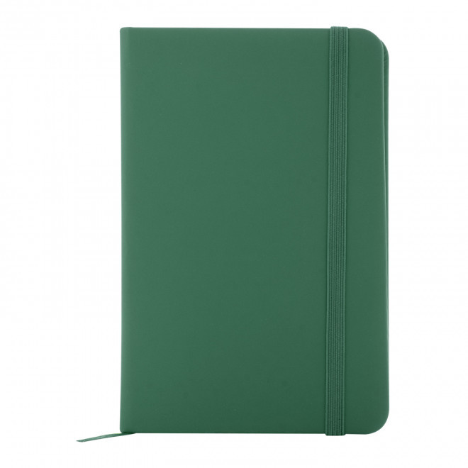 CARNET A6 EN PU RECYCLE PERSONNALISABLE 'LUGGATE' - vert