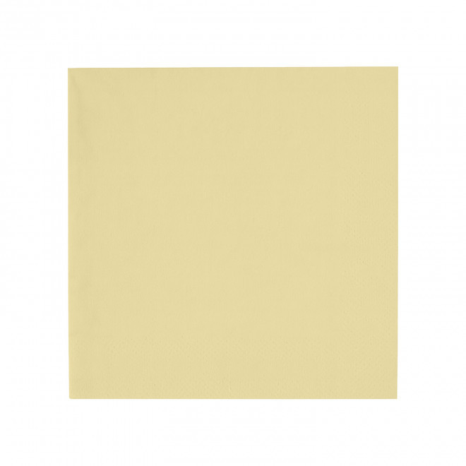 SERVIETTE COCKTAIL PERSONNALISEE 25X25 'NAPKIN COLOR' - crème
