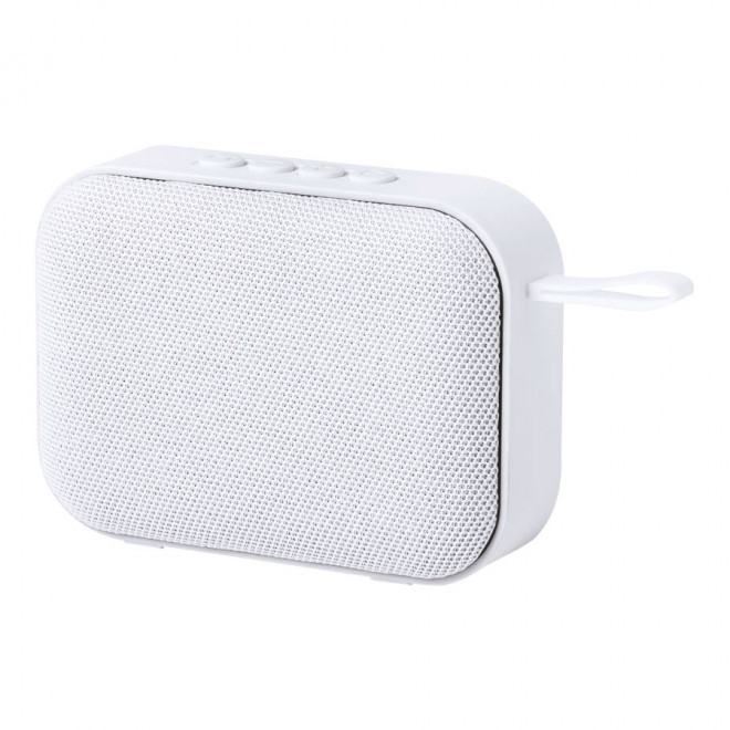 ENCEINTE BLUETOOTH BICOLORE 3W 'HULYA' - blanc