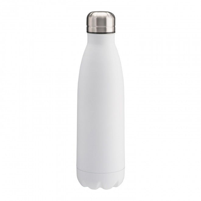 BOUTEILLE ISOTHERME PERSONNALISABLE 500ML 'FARG' - blanc