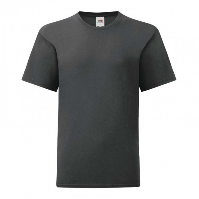TEE-SHIRT KIDS COULEUR PERSONNALISABLE 'MALBRO' 150 GR/M² - gris foncé