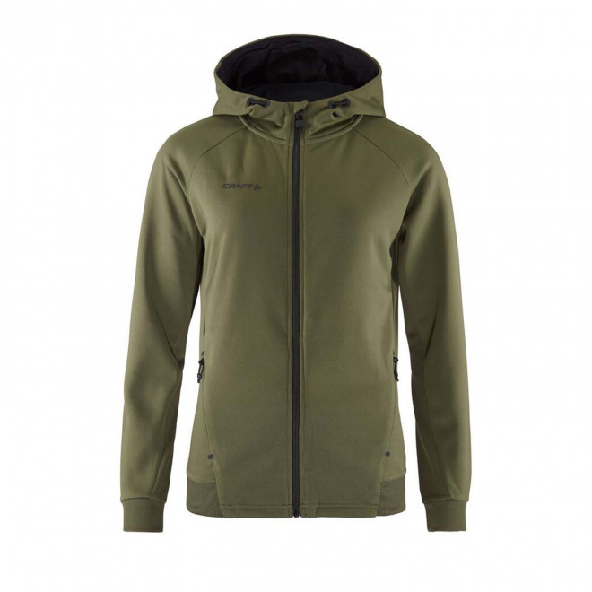 VESTE CAPUCHE FEMME PERSONNALISABLE 'ADV UNIFY FZ' - vert kaki