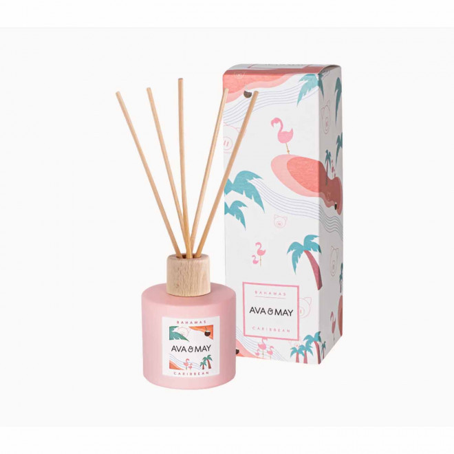 DIFFUSEUR DE PARFUM PERSONNALISE BOUCHON BOIS 'AVA MAY' - bahamas