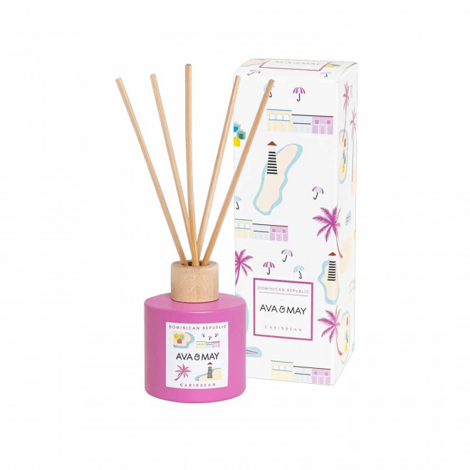 DIFFUSEUR DE PARFUM PERSONNALISE BOUCHON BOIS 'AVA MAY' - république dominicaine