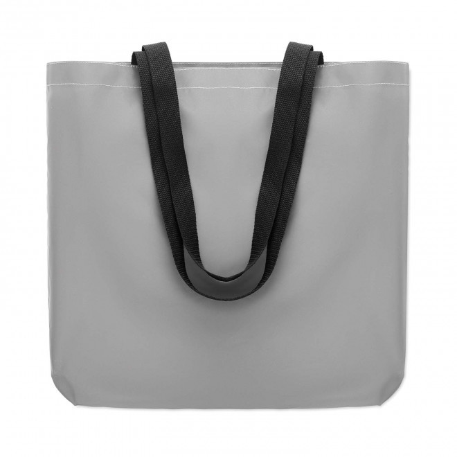 TOTE BAG REFLECHISSANT PERSONNALISE 'FRANK' - gris