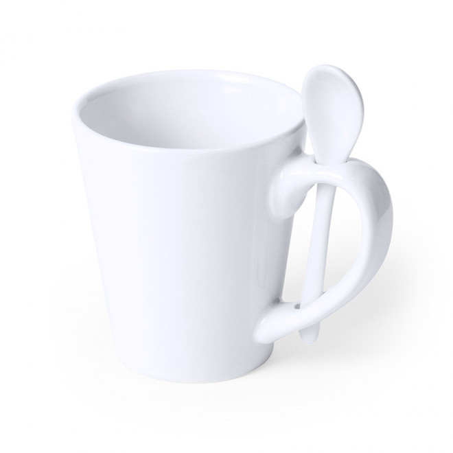 MUG PERSONNALISABLE EN SUBLIMATION 350 ML 'RIFKA' - blanc