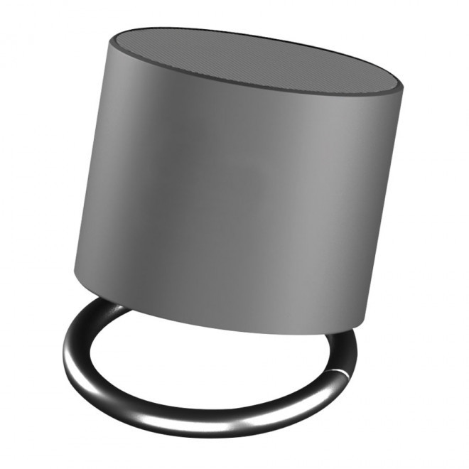 ENCEINTE BLUETOOTH® SCX® PERSONNALISÉE 3W ANTIBACTÉRIENNE 'INPOU' - gris