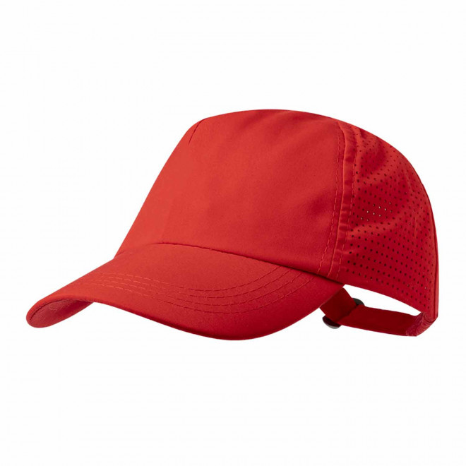 CASQUETTE SPORT PERSONNALISABLE 'CARUN 5' - rouge