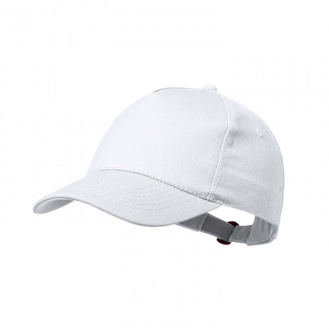 CASQUETTE PERSONNALISABLE 'CALYPSA COTON RECYCLE 5' - blanc