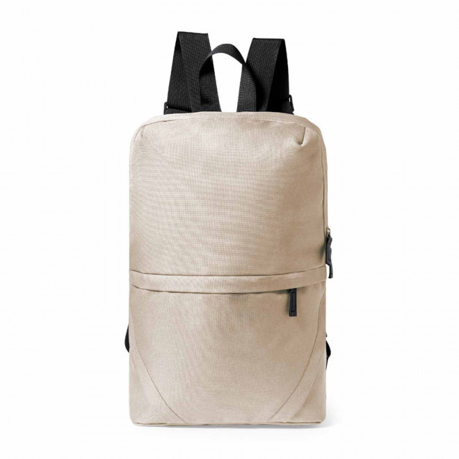 SAC A DOS RPET PERSONNALISABLE 'BUSINA' - naturel