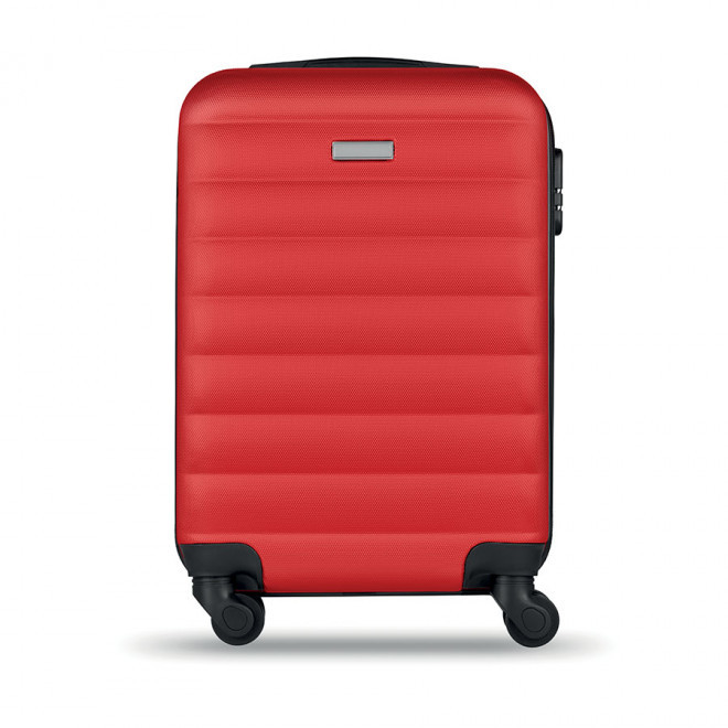 VALISE PERSONNALISÉE TROLLEY CABINE 'SYRACUSE' - rouge