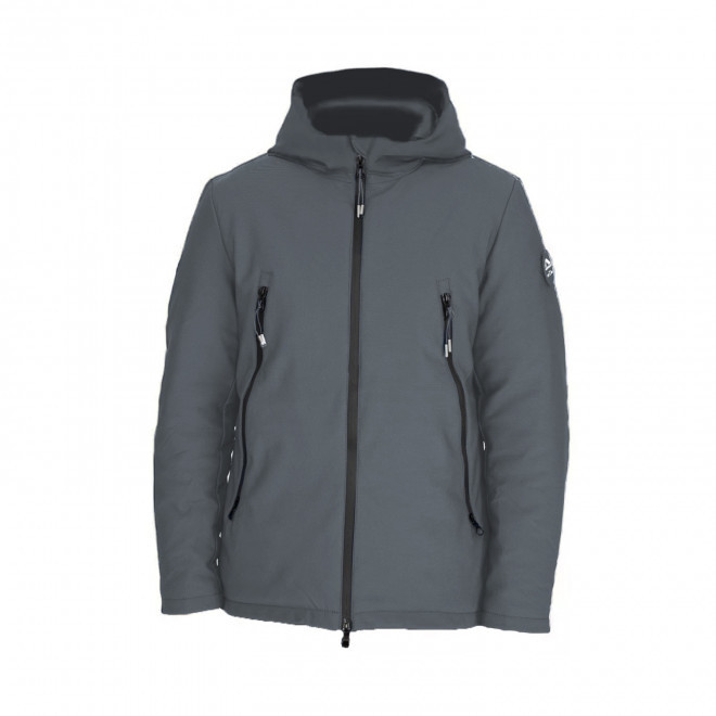 BLOUSON PERSONNALISÉ MATELASSÉ MIXTE MUSTAGHATA® 'COLORADO' - gris
