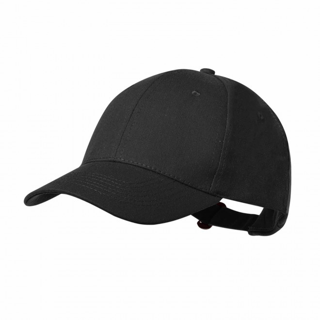 CASQUETTE PERSONNALISABLE 'CALYPSA COTON RECYCLE 6' - noir
