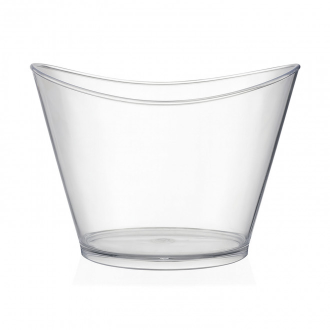 SEAU A GLACON 5L PERSONNALISABLE 'CHAMPI QUADRI' - transparent
