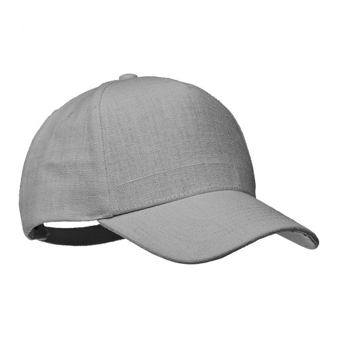 CASQUETTE PERSONNALISÉE EN CHANVRE 'CACOAL' - gris