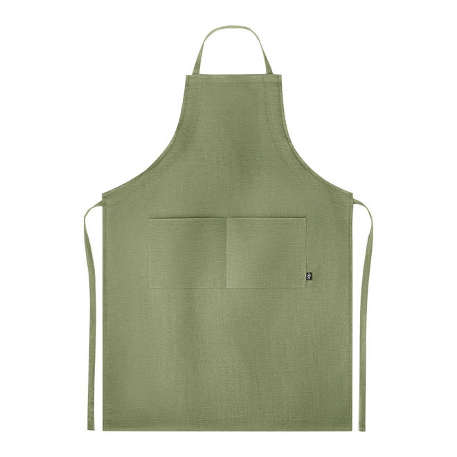 TABLIER PERSONNALISÉ EN CHANVRE 'COCADA' - vert