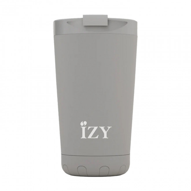 MUG ISOTHERME 350ML PERSONNALISE 'IZYO FULL' - gris