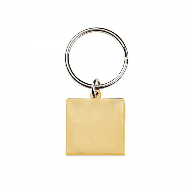 PORTE CLE FER PERSONNALISABLE SUR MESURE 3CM 'CUSTOM GOLD' - à la forme