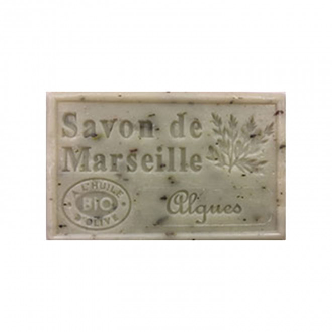 SAVON DE MARSEILLE PERSONNALISE 125GR 'OLIVIA' - algue