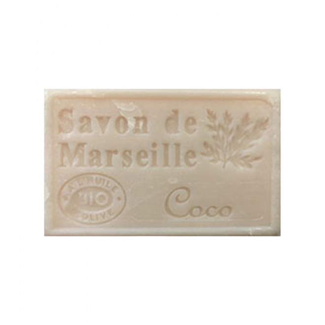 SAVON DE MARSEILLE PERSONNALISE 125GR 'OLIVIA' - coco