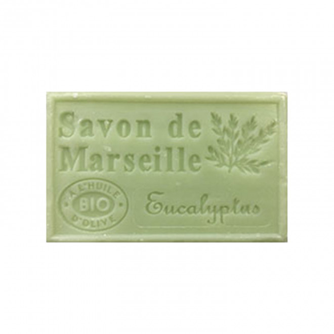 SAVON DE MARSEILLE PERSONNALISE 125GR 'OLIVIA' - eucalyptus