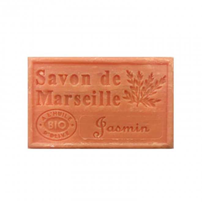 SAVON DE MARSEILLE PERSONNALISE 125GR 'OLIVIA' - jasmin