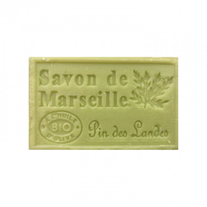 SAVON DE MARSEILLE PERSONNALISE 125GR 'OLIVIA' - pin des landes