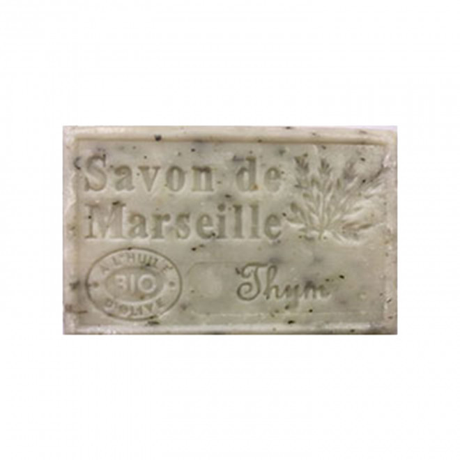 SAVON DE MARSEILLE PERSONNALISE 125GR 'OLIVIA' - thym