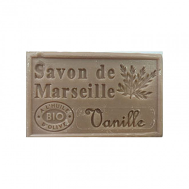 SAVON DE MARSEILLE PERSONNALISE 125GR 'OLIVIA' - vanille