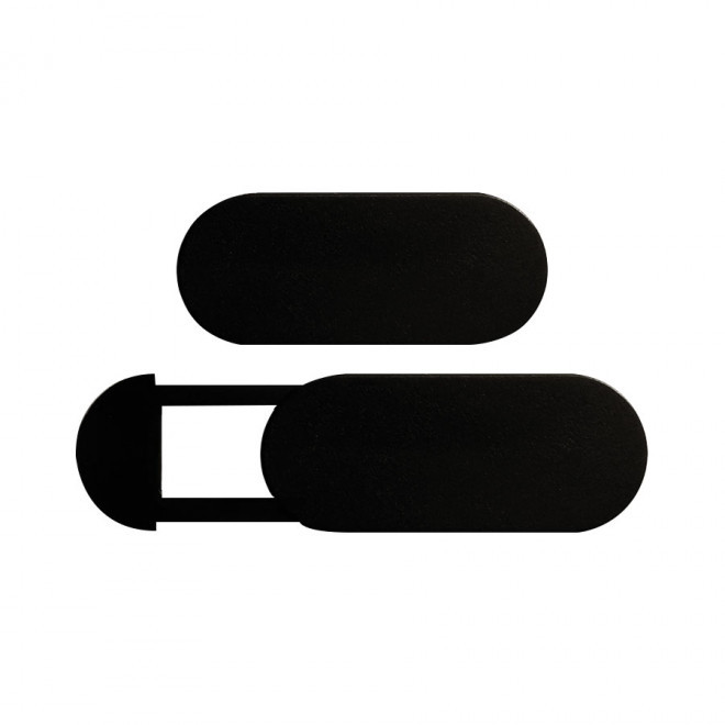 CACHE CAMÉRA PERSONNALISABLE ULTRA FIN EN PLA 'CACHECAM® ORIGINAL' - noir