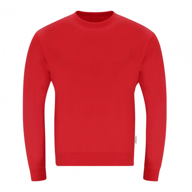 SWEAT COL ROND PERSONNALISABLE 'MORALIE BIO' - rouge