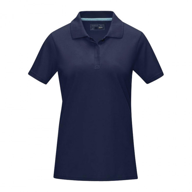 POLO PUBLICITAIRE FEMME COTON BIO 220 GR/M² 'ASKJA' - marine