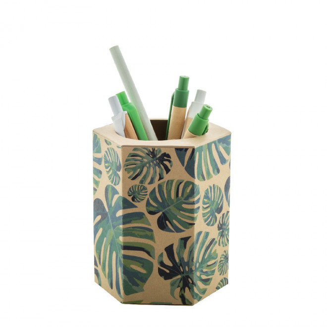 POT À CRAYONS PERSONNALISABLE 'ECOPOT' - kraft