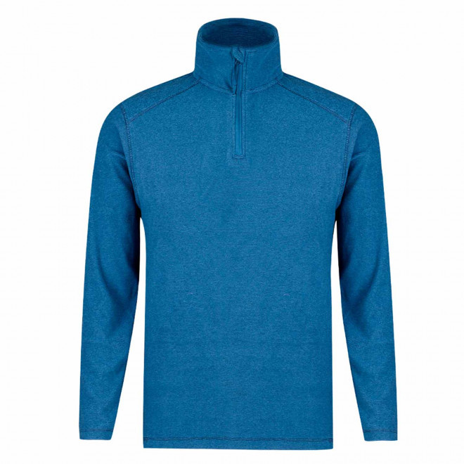 POLAIRE DEMI-ZIP 160G PERSONNALISABLE 'KURSA' - bleu