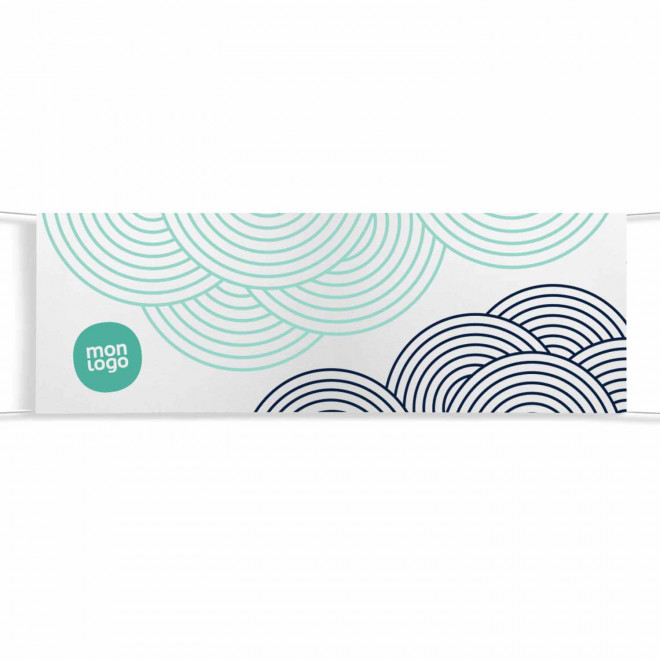 BACHE EN POLYESTER PERSONNALISABLE 'REKLAM POLY' - blanc 300 x 100 cm