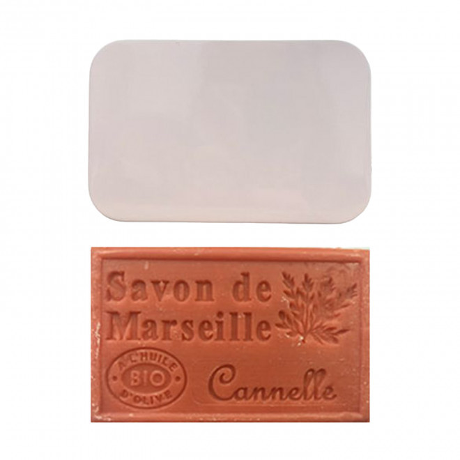 SET PERSONNALISABLE SAVON ET BOITE METAL 'OLIVIA BOITE' - cannelle