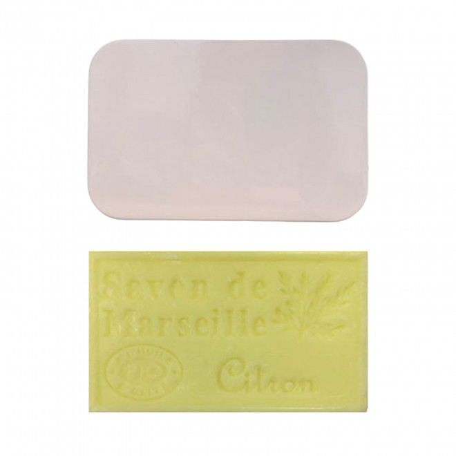 SET PERSONNALISABLE SAVON ET BOITE METAL 'OLIVIA BOITE' - citronnelle