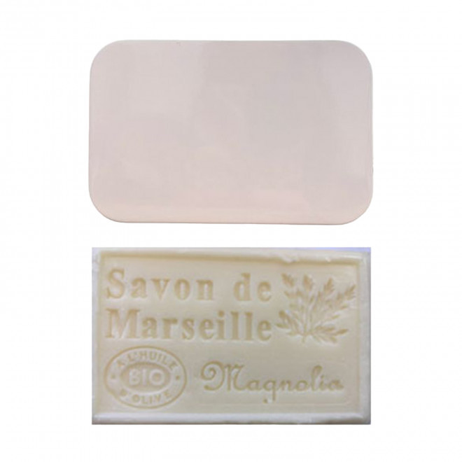SET PERSONNALISABLE SAVON ET BOITE METAL 'OLIVIA BOITE' - magnolia
