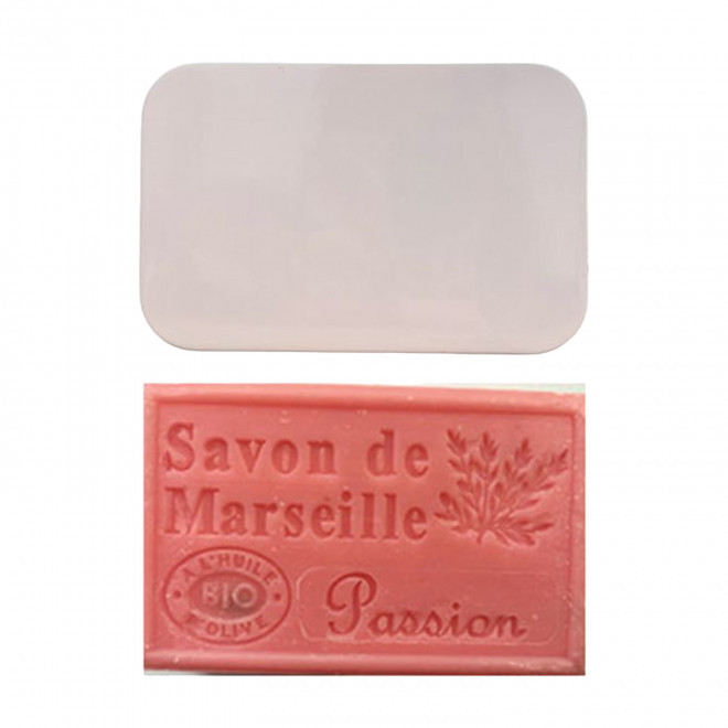 SET PERSONNALISABLE SAVON ET BOITE METAL 'OLIVIA BOITE' - fruit de la passion