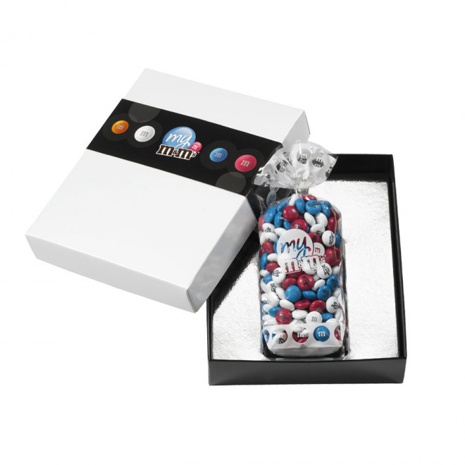 COFFRET 300G M&M'S® PERSONNALISABLES - blanc