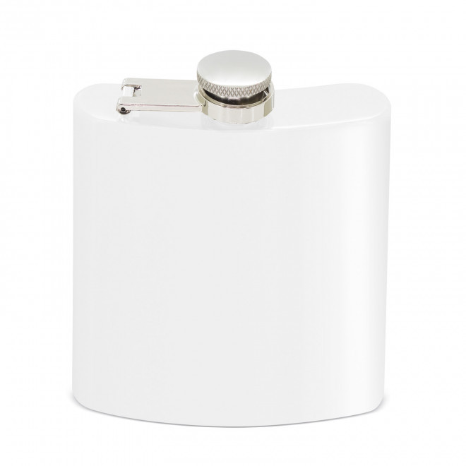 FLASQUE EN MÉTAL PERSONNALISEE 'GUDY SUBLI' - blanc