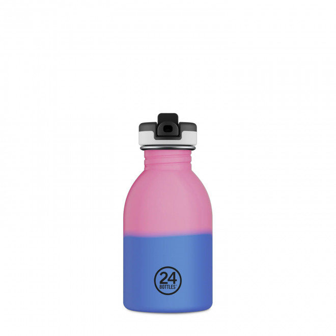 BOUTEILLE MAGIQUE PERSONNALISEE 'URBAN REACTIVE' 250ML - rose/bleu
