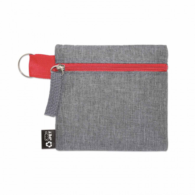 PORTE-MONNAIE RPET PERSONNALISE 'YEN' - rouge