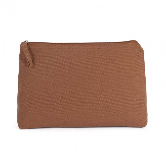 TROUSSE EN COTON PERSONNALISABLE 'FORE' - marron